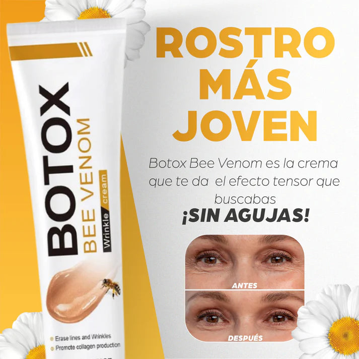 Crema Botox natural con veneno de abejas