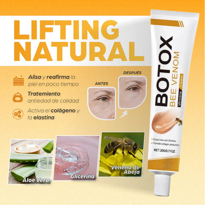 Crema Botox natural con veneno de abejas