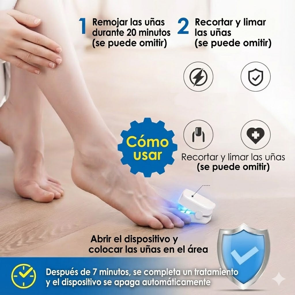 NailClear™ Láser para reparación de uñas